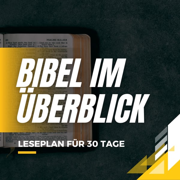Die Bibel in 30 Tagen – ein Überblick